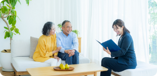 相談風景の写真